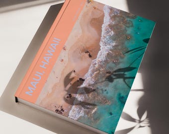 Custom Honeymoon Photo Book | Thick Travel Photo Album | Personalized Photo Book in 8x11"