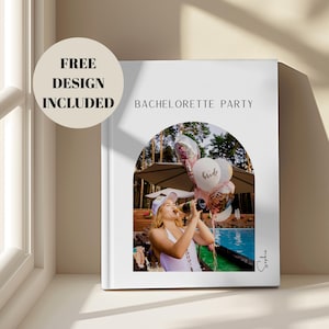 Custom Bachelorette Party Photo Album: Bride Tribe Keepsake, 11x8 Hardcover