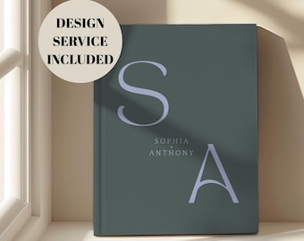 Wedding Photo Book with Your Photos | Personalized Wedding Album | Custom Wedding Keepsake | Engagement Photo Album