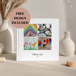 Personalized Kids Art Photo Album: Custom Children&#39;s Artwork Keepsake