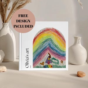 Personalized Kids Art Keepsake Book: Children&#39;s Artwork Album, Drawings & Crafts Memory