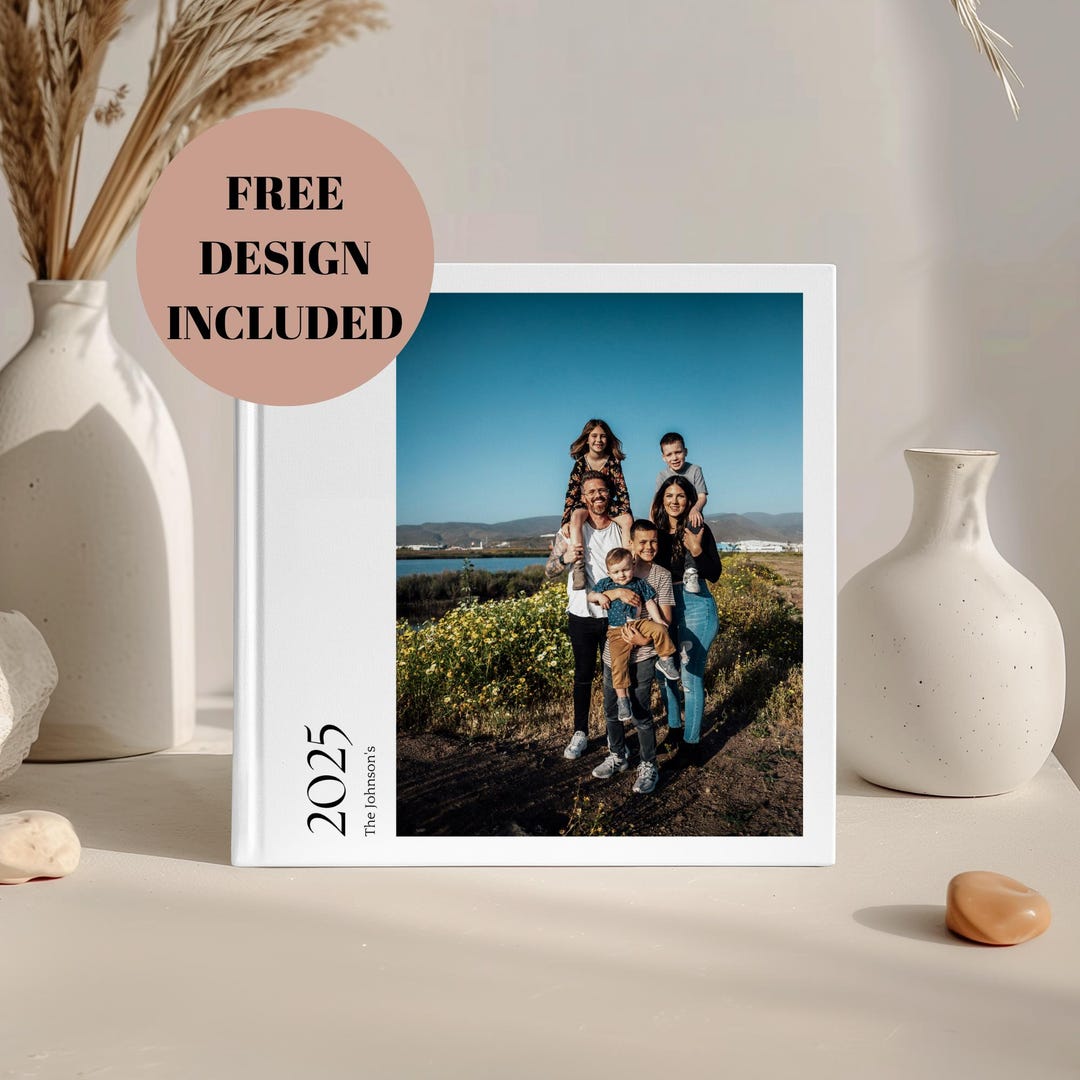 Personalized Family Photo Album: Custom Hardcover Memory Book - Etsy.de