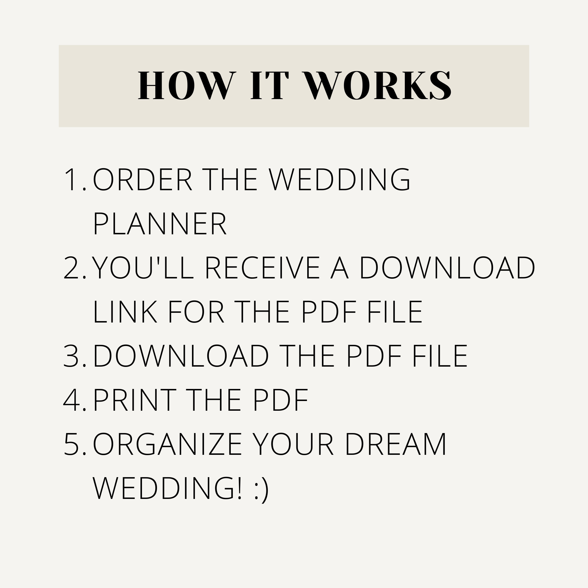 Minimalist Wedding Planner Printable Wedding Planner Checklist - Etsy