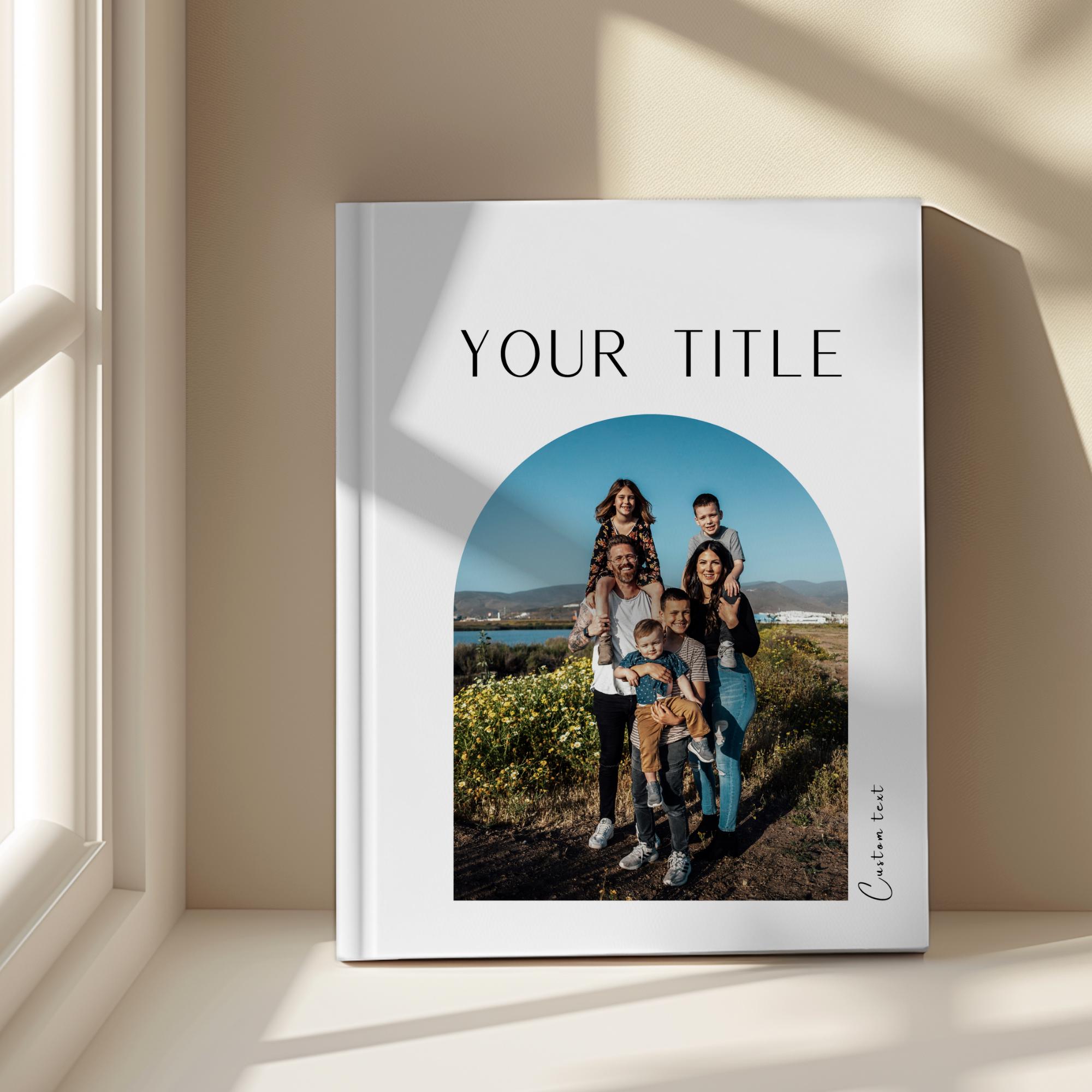 Personalized Photo Album: Custom Hardcover Memory Book (11x8