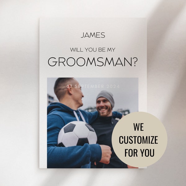 Asking Groomsmen - Etsy