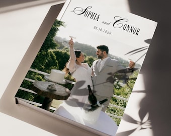 Custom Wedding Photo Album, Thick Coffee Table Photo Book, Hardcover Wedding Album, Designed For You, Holds 500 Photos