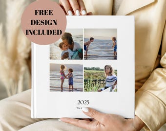 Álbum de fotos familiar 2025: libro de recuerdos personalizado de tapa dura: un recuerdo preciado para la historia familiar.