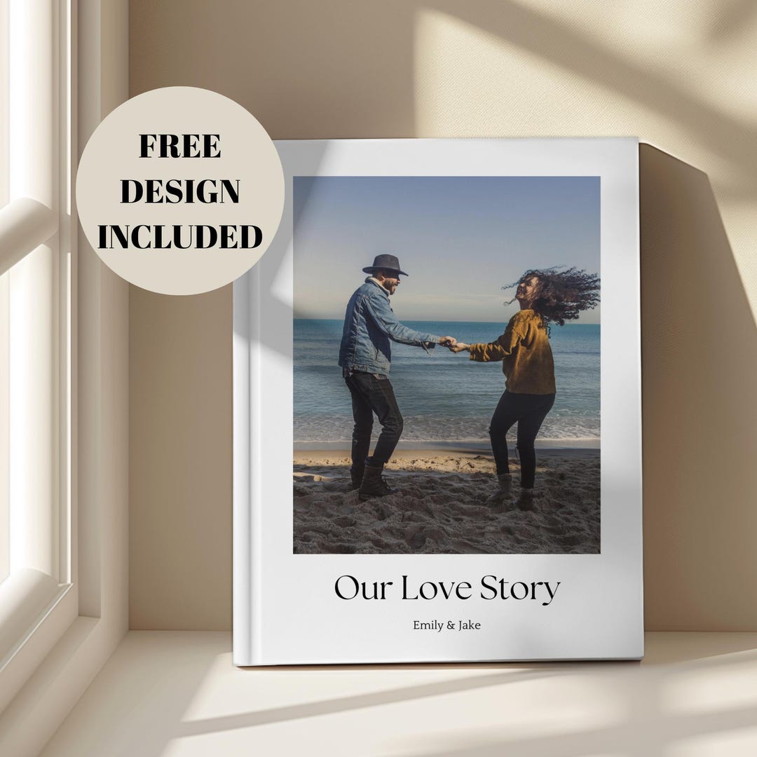 Custom Love Story Photo Album – Personalized Couples Memory Book - Etsy