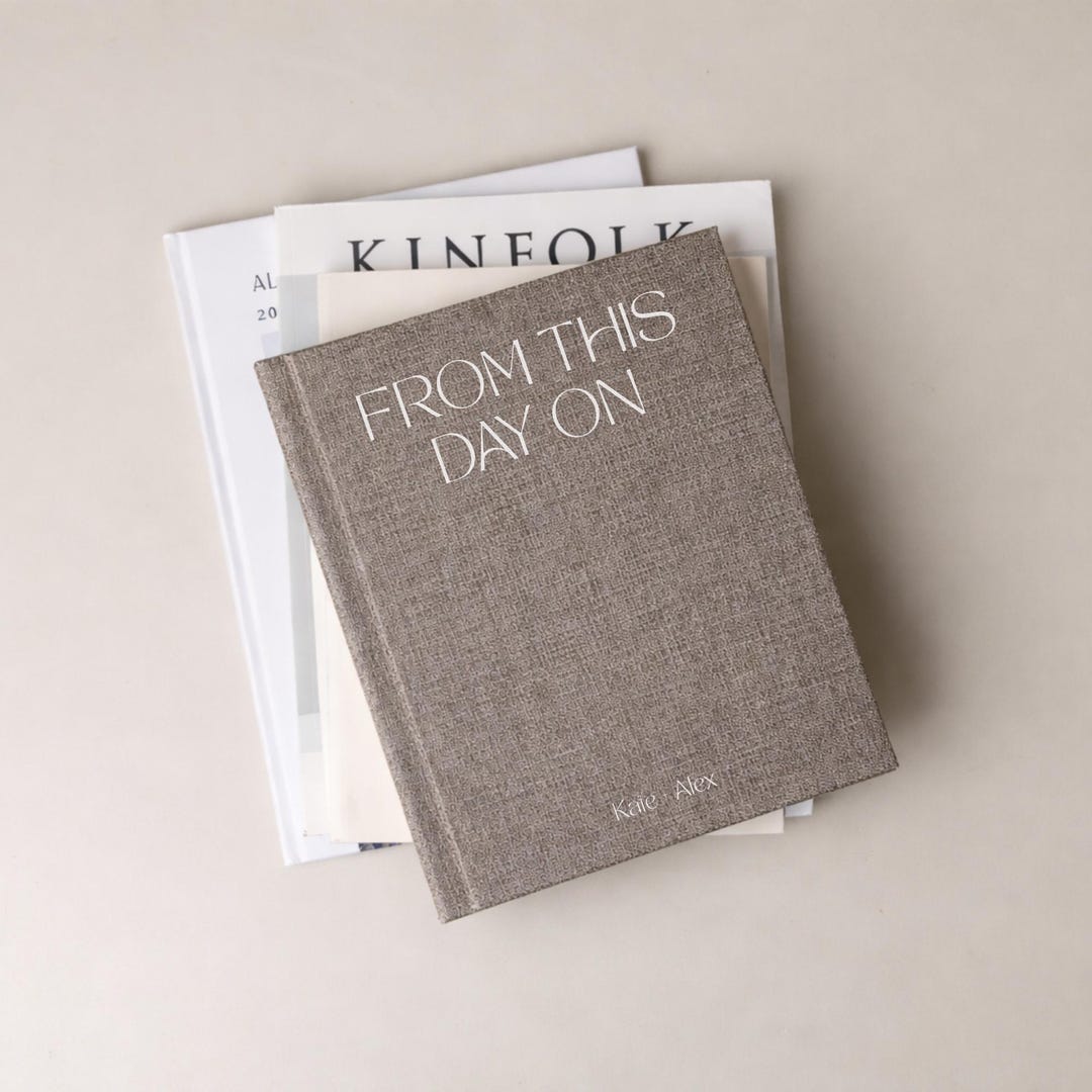 Custom Coffee Table Books Wedding - Personalized Memory Book for ...