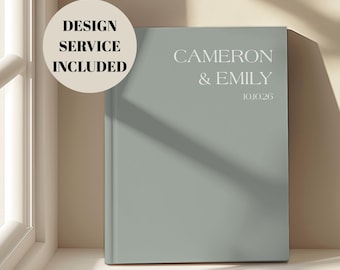 Custom Photo Album Wedding 11x8 | Personalized Keepsake Book (Digital Proof)