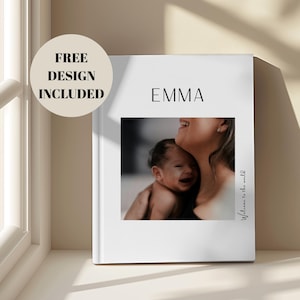 Personalized Baby Photo Album: Custom Newborn Keepsake Book