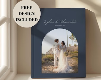 Custom Wedding Photo Album: Personalized Hardcover Keepsake
