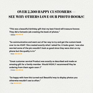 Custom Photo Album for Couples – Personalized Memory Book image 6