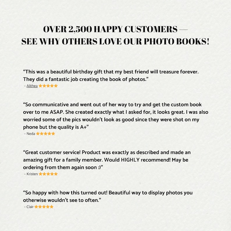 Custom Photo Album for Couples – Personalized Memory Book image 6