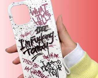 Y2K Grunge Phone Case, Goth iPhone Case, Cases For iPhone X 11 12 13 14 15 SE, Y2K Phone Case, Shockproof Phone Case, Alt Phone Case