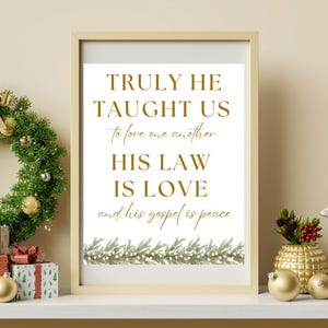 Christmas Hymns - Lyric Prints