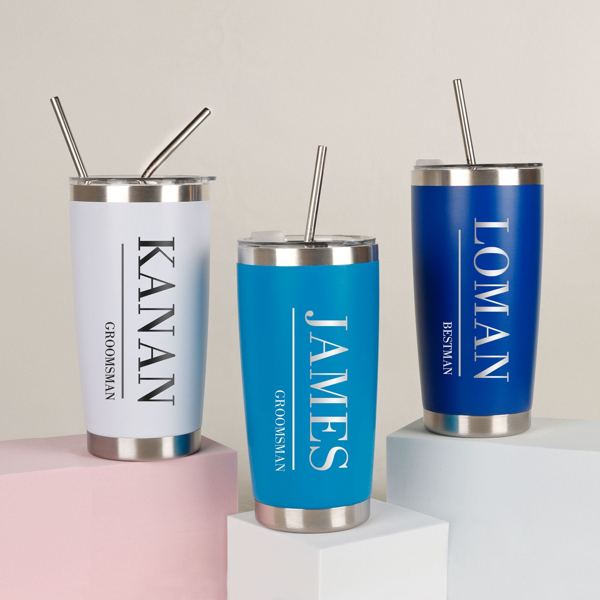 Groomsman Gifts, Personalized 20oz Tumbler, Christmas Gifts, Best Man Gift, Custom Wedding Cups, Black Friday Sale Tumblers, Bridesmaid Gift