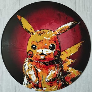 Fan de personnage de jeu vidéo Cadeau spécial Upcycling Disque vinyle personnalisé Peinture originale Art