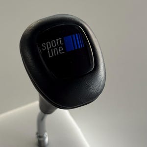 SPORTLiNE AT.  Mercedes W124 W201 gear knob- leather-genuine - handmade