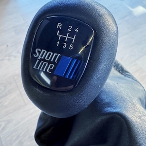 SPORTLiNE Leather Shift Knob | Mercedes W201 190E Dogleg 5-Speed Transmission