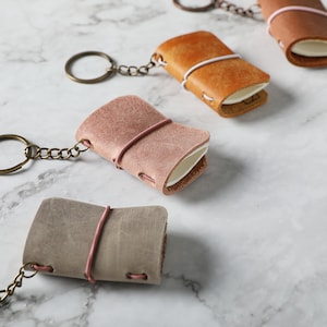 Cuir "Mini Me", porte-clés, cuir de haute qualité