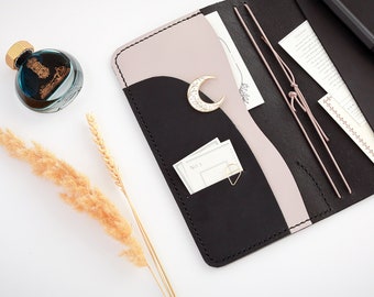TN Vegetable tan Leather cover Regular Size ,travellers notebook cover, Journal cover