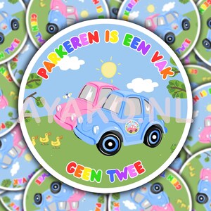 Kaartjes Parkeren is een vak, geen twee.. (5 stuks)