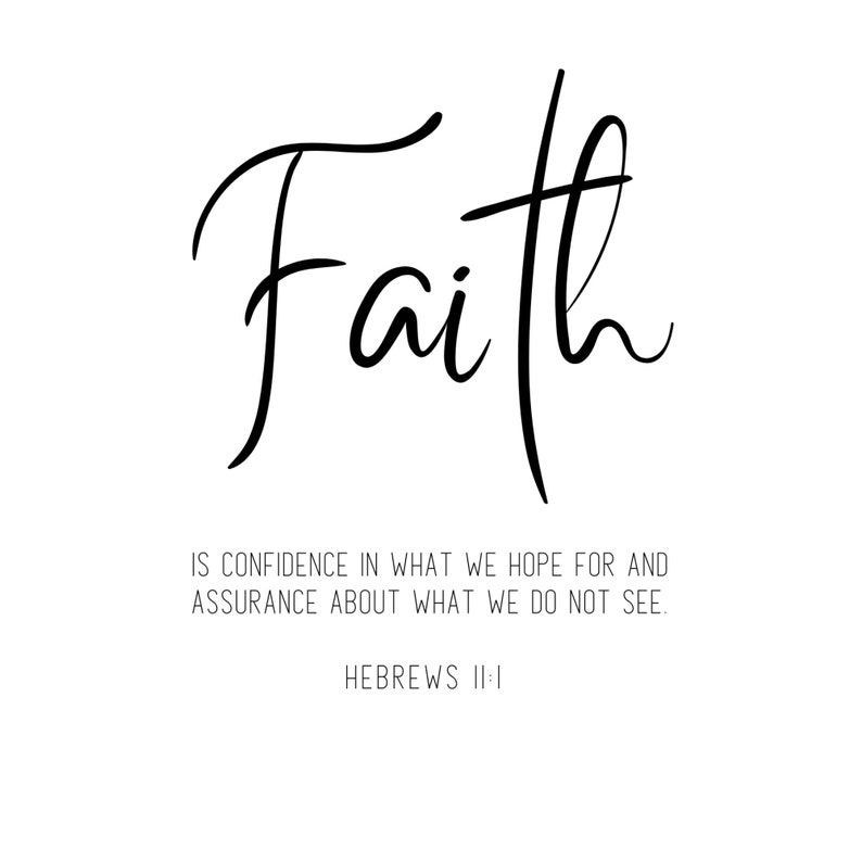 Christian Wall Art Printable Christian Decor Bible Verse Etsy