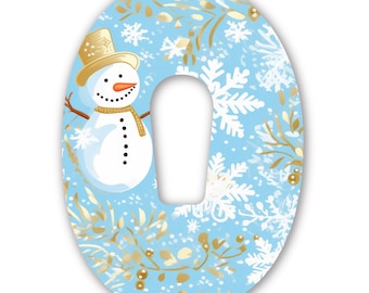 Preppy Snowman G6 Patch - CGM Tape