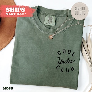Camiseta del Club de Tíos Geniales, Camiseta de Agradecimiento al Tío, Camiseta para Anuncio de Embarazo, Regalo para Tíos, Camiseta Divertida del Club de Tíos Geniales, Colores Cómodos