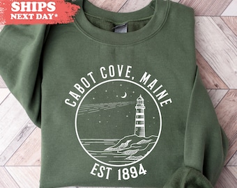 Cabot Cove Sweatshirt, Murder Show Hoodie, Murder Mystery Crewneck, Cabot Cove Maine Sweatshirt, Murder Mysteries Crewneck, Cabot Cove Gift