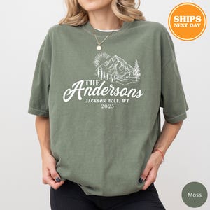 Custom Mountain Travel Shirt, Personalized Hiking Tshirt, Travel Shirt, Gift For Hiker, Matching Shirt, Hiking Lover Shirt, Comfort Colors