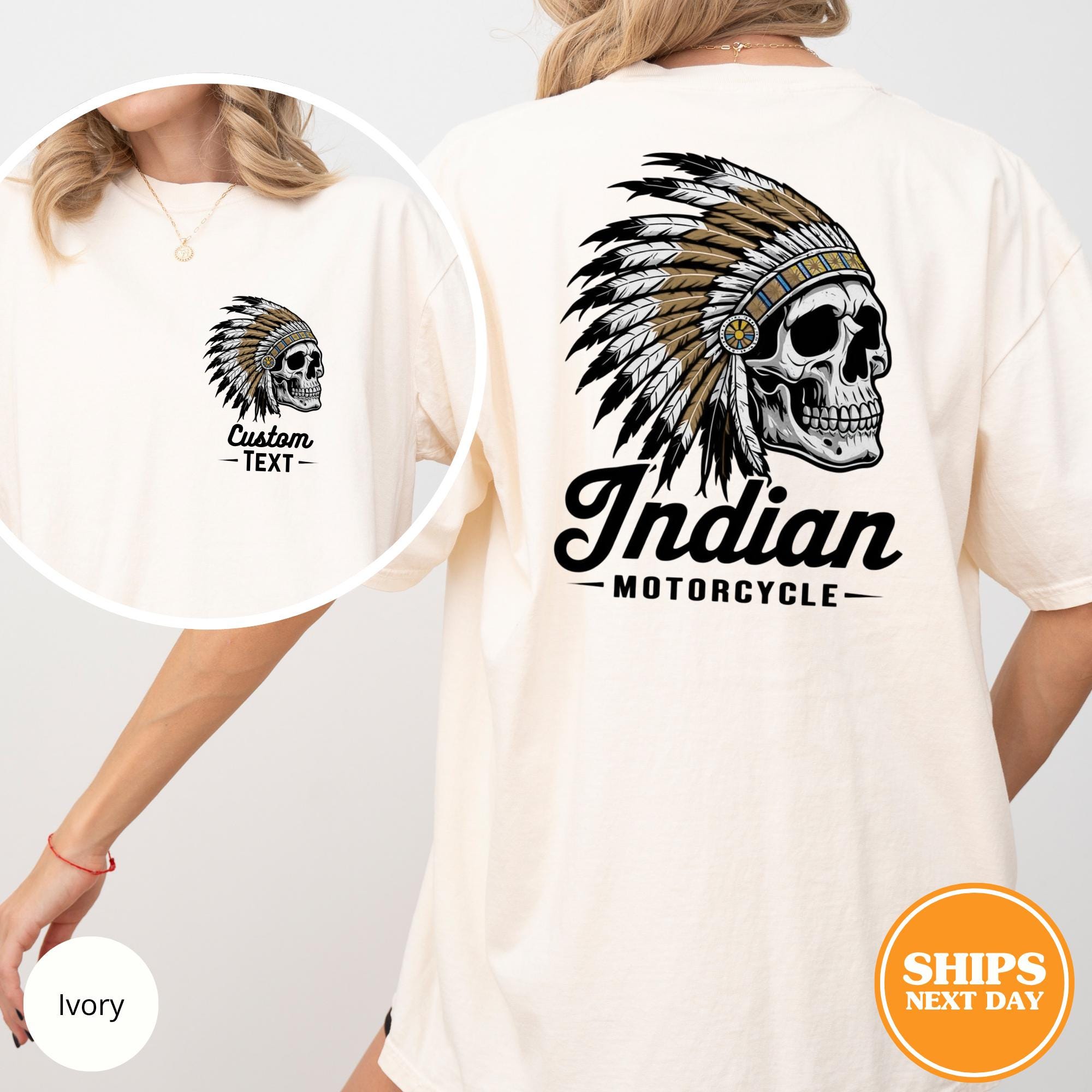 Vintage Indian Motorcycle Shirt - Etsy