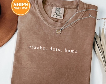 Comfort Colors® Cracks Dots Bams Shirt, Mahjong Shirt, Mahjong Gifts, Mahjong Tshirts