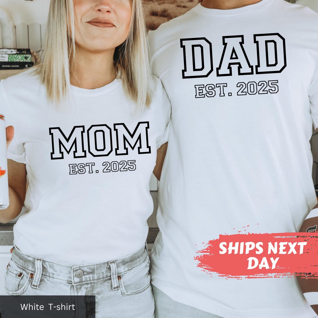 Custom Mom Shirt, Custom Dad Tshirt, Matching Parent Shirt, Gift for ...