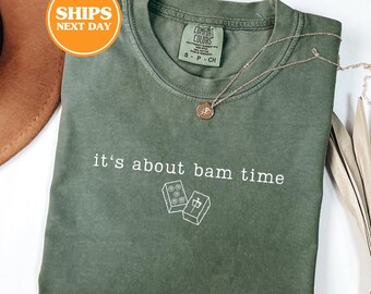 Comfort Colors® It's About Bam Time Shirt, Mahjong Shirt, Mahjong Gifts, Mahjong Tshirt, Mahjong Apparel