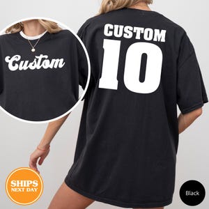 Customized Baseball Name Shirt, Personalized Name Tshirt, Custom Baseball Shirt, Gift For Baseball, Custom Sports Name Shirt, Comfort Colors