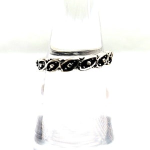 Vintage Silver Evil Eye Ring Size 6 Women&#39;s Jewelry