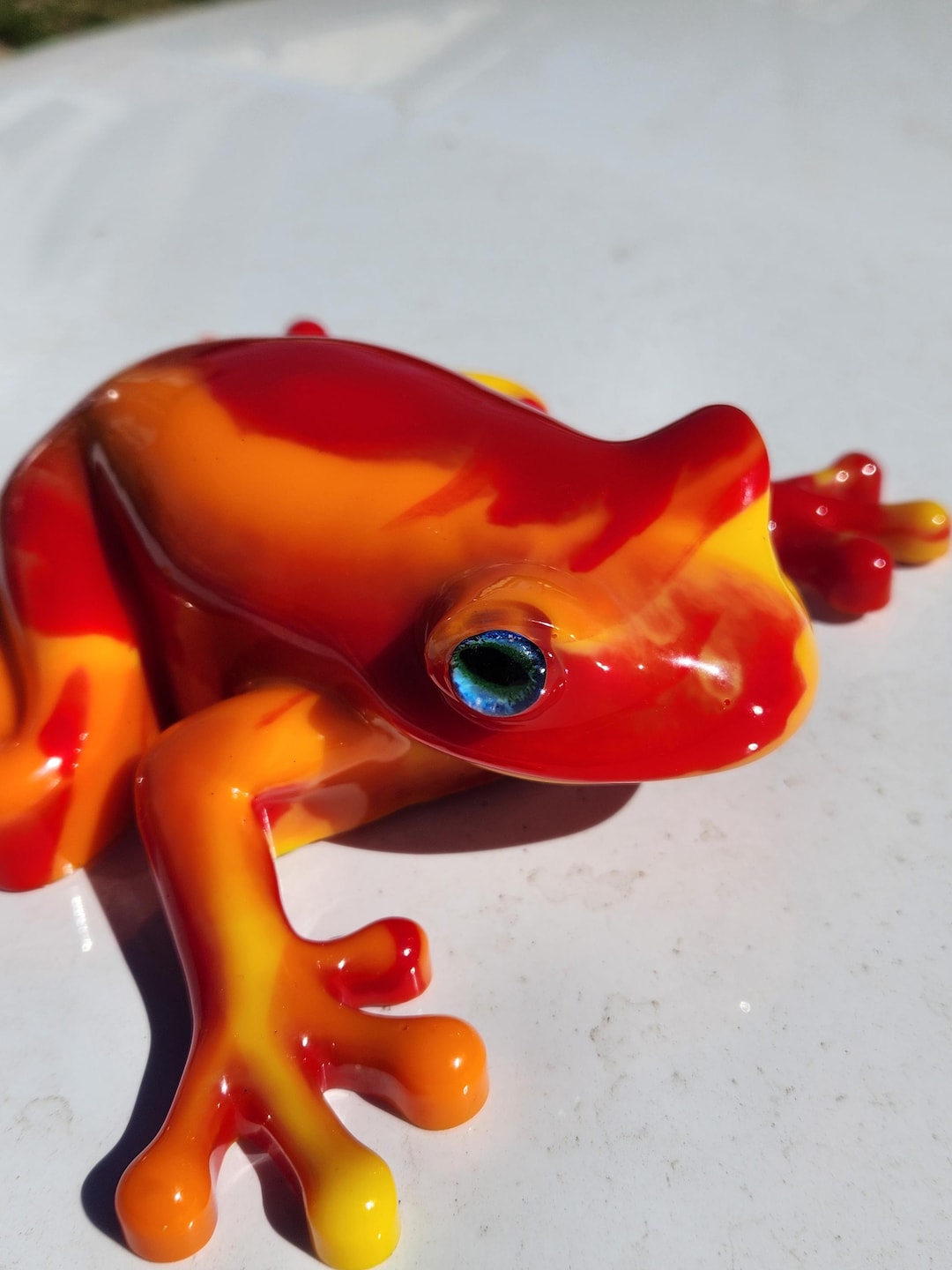 Huge,colorful Frog Decoration!! - Etsy