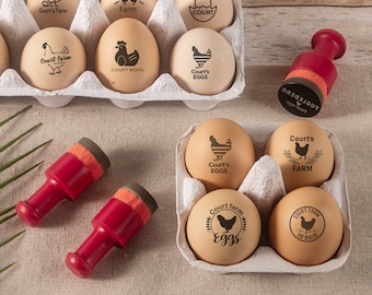 Egg Stamps, Custom Egg Stamp, Stamp for Eggs, Personalized Egg Stamp, Farm Fresh Eggs Stamp, Chicken Coop, Chicken Lover Gift,Chicken Coop