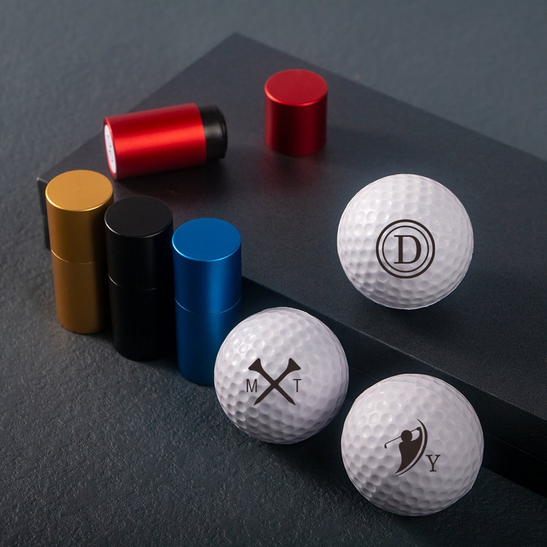 Custom Golf Ball Stamp, Golf Gift Stamp, Golf Ball Pattern Stamp