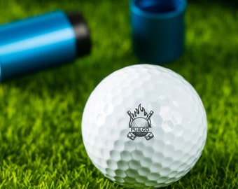 Golf Ink Stempel-Personalisierter Golfball Stempel-Golf Geschenke-Golfball Marker-Edelstahl Golf Stempel-Bunte Mini Stempelfarbe für Golfball