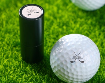 Golfer Sport Geschenk, Golf Ball Marker, Golf Ball Stempel, Geschenk für Golfer, wasserdichte permanente Tinte, Golf Zubehör, personalisierte Golf Stempel