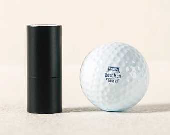 Personalisierte Golf Stempel, Golf Ball Stempel, Metall Golf Stempel, Ink Ball Stempel, Golf Ball Marker, Vatertagsgeschenk, Reative Geschenke für Menschen