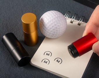 Custom Golf ball stamp, Golf gift stamp, Golf ball pattern stamp, Personalized Golf wedding stamp, Golf ball marker stamp