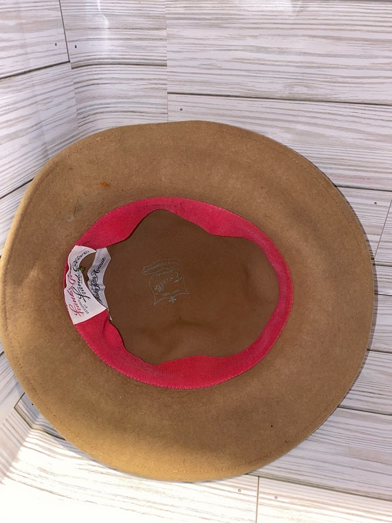 Escello Women's brown Wool Hat Bollman Hat Co 21.… - image 2