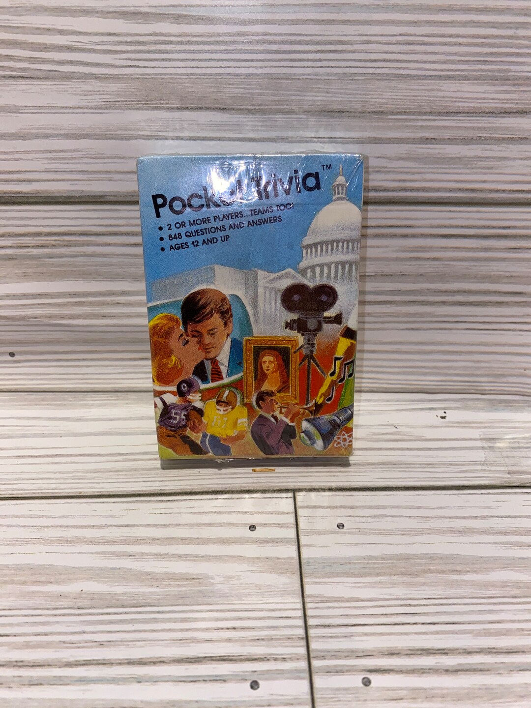 Vintage Pocket Trivia Card Game Etsy