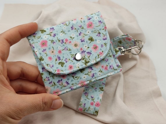 Mini Fabric Card Purses Fabric Keychain Wallets Key Fob Purses Coin Wallets Coin Purses Handmade Purse for Girls Birthday Gift for Her Etsy