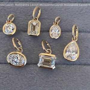 Pear Bezel Pendant