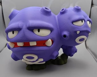 Quemador de incienso de Pokémon Weezing impreso en 3D
